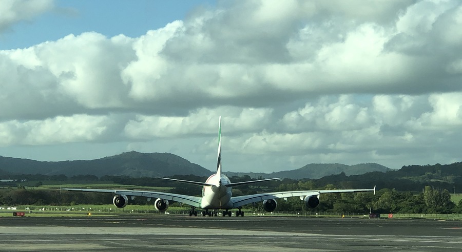 A380 モーリシャス島
