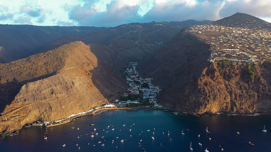 Jamestown capital of Saint Helena 1