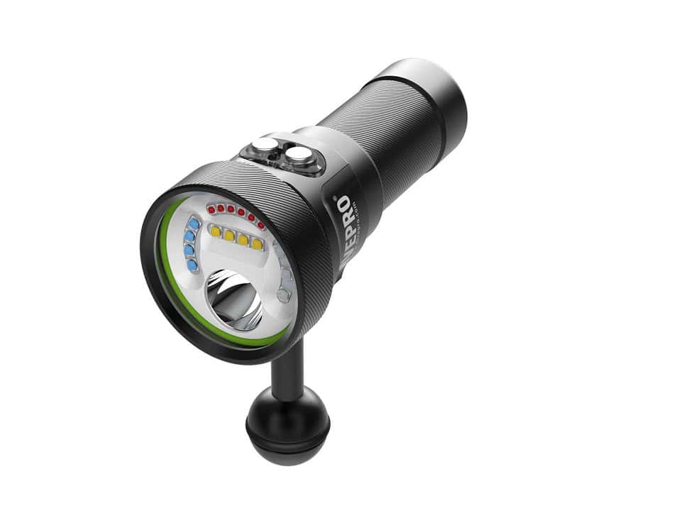 Divepro Lanterna De Mergulho M35 V2 Preto 5dp540m35v2 Rotula(1)