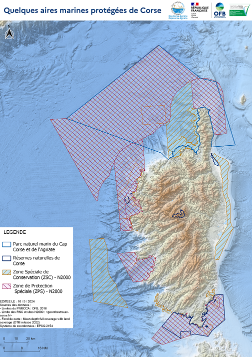 AMP Corsica Map