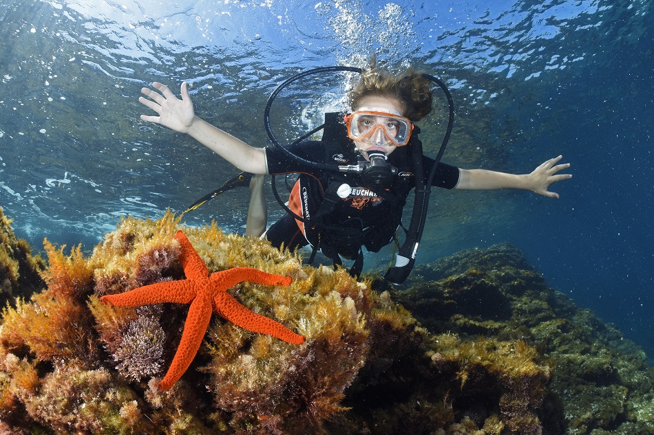 Nicolas Barraqué July 2015 Albane and Sarah diving initiation nic3337