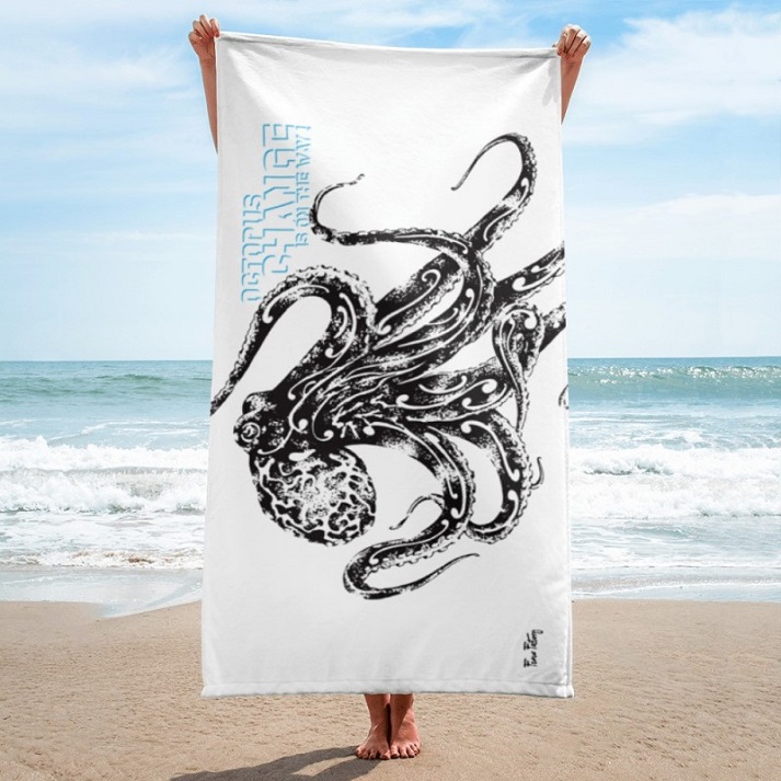 White octopus towel