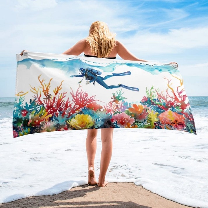 Diver towel