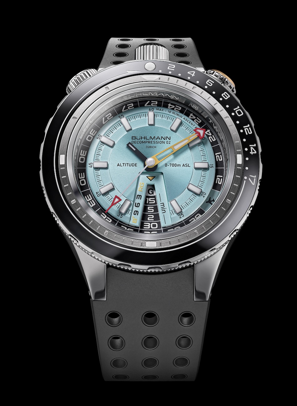 BÜHLMANN dive watch, ideal for decompression and underwater exploration.