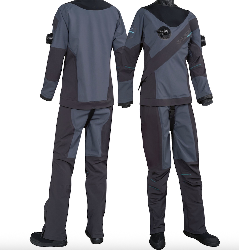 A modern diving suit, ideal for exploring the seabed safely.