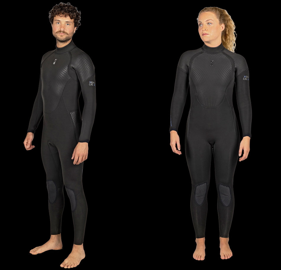 Modern wetsuits for exploring the wonders of the underwater world.